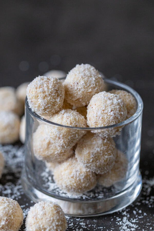 Raffaello candy in a cup