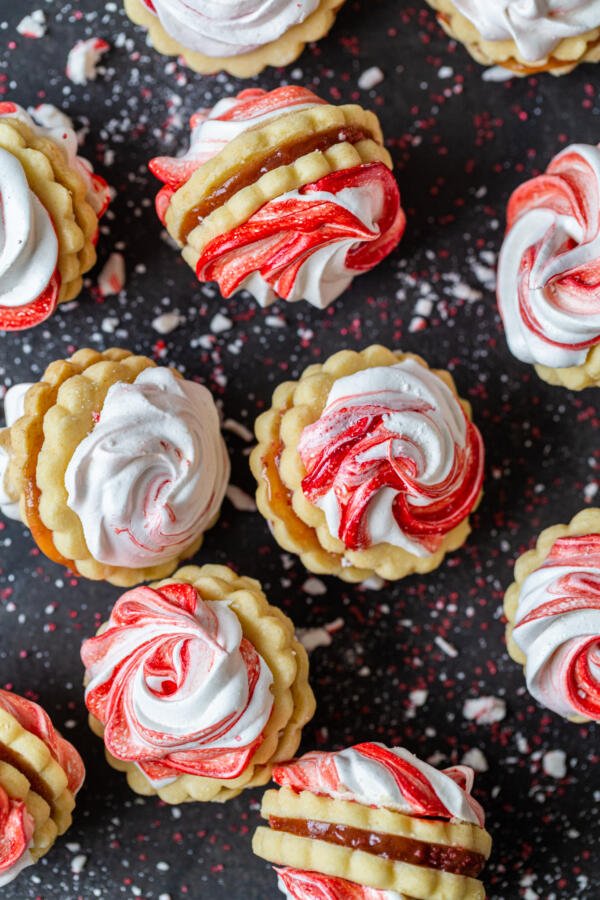 Meringue Sugar cookie sandwiches