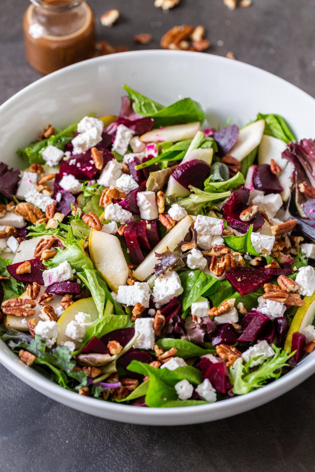 Roasted Beet Salad with Goat Cheese Momsdish