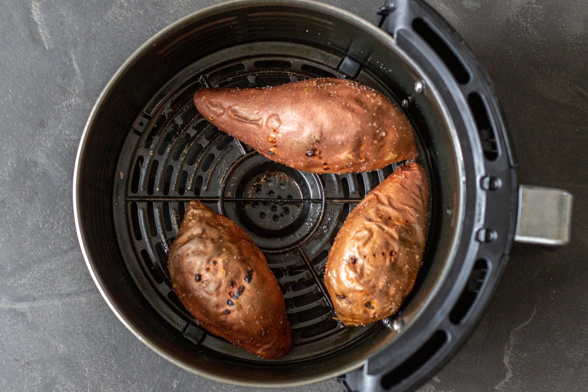 Air Fryer Sweet Potatoes (Only 3 Ingredients) - Momsdish