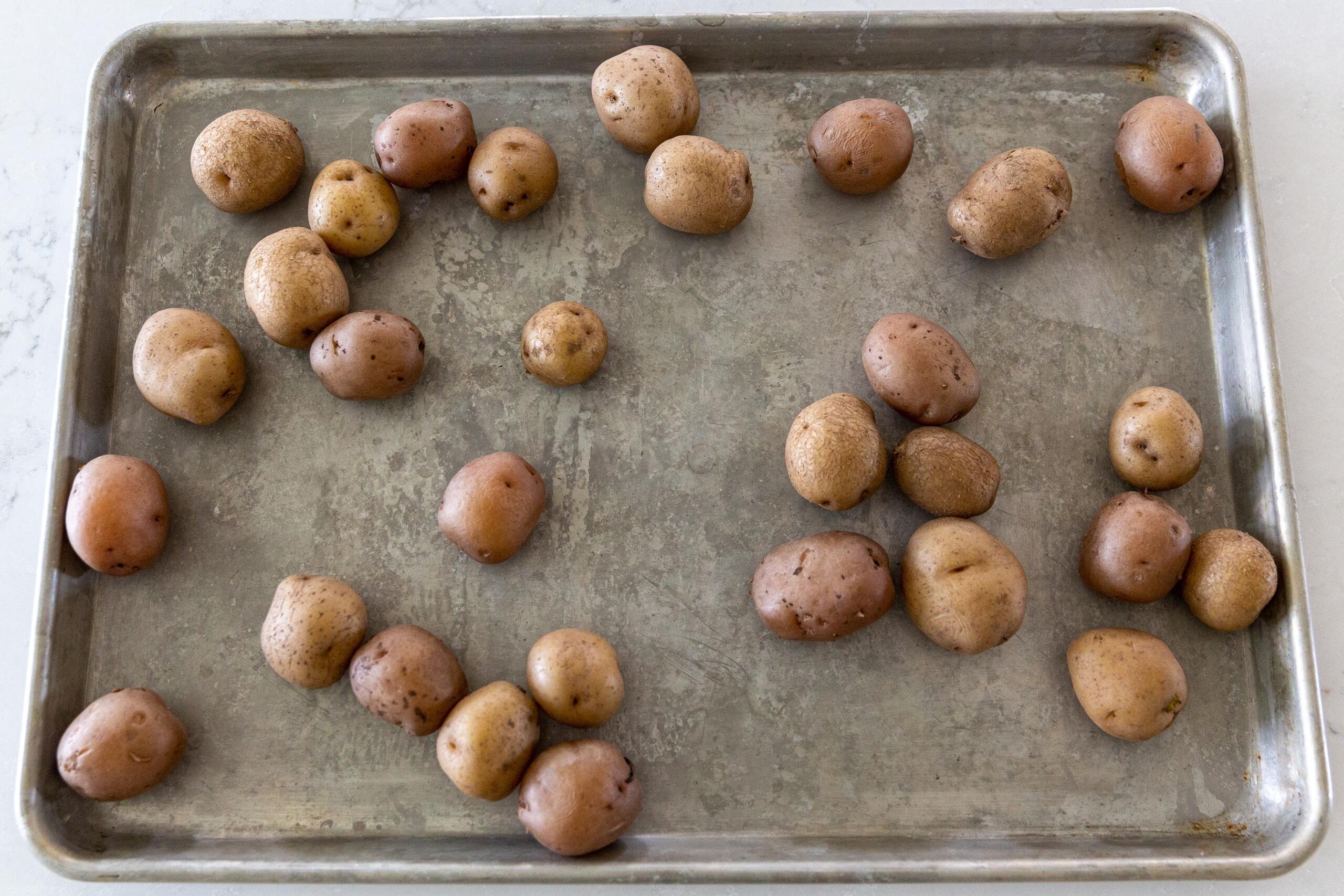 Easy Smashed Roasted Potatoes - Last Ingredient
