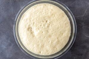 Challah Bread dough in a bowl
