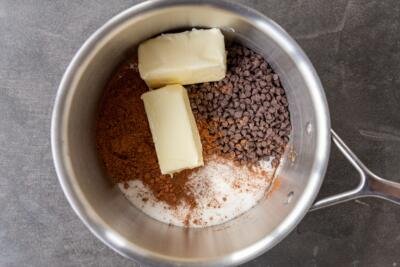 ingredients for chocolate babka filling