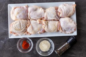 ingredients for baked chicken thighs