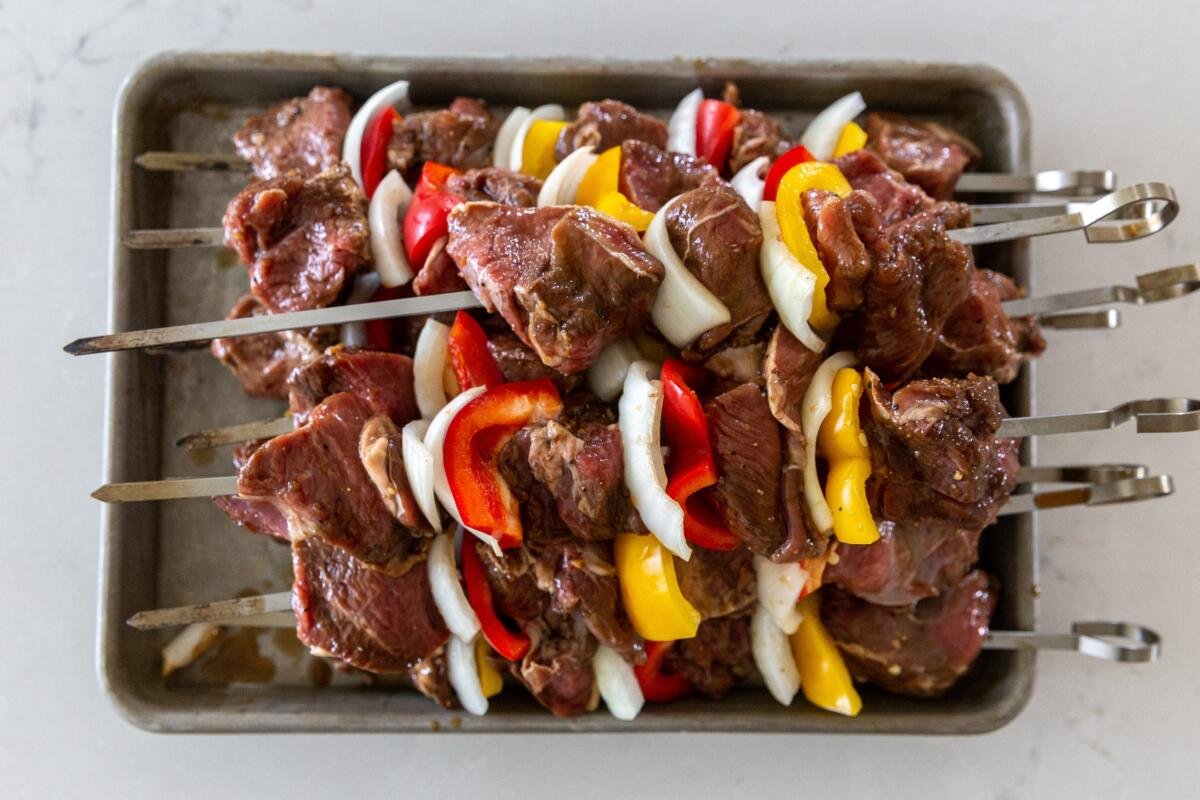 The Best Grilled Lamb Kabobs Momsdish
