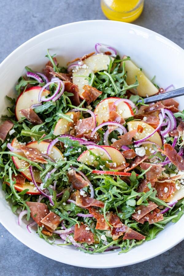 Arugula Salad in a bowl 