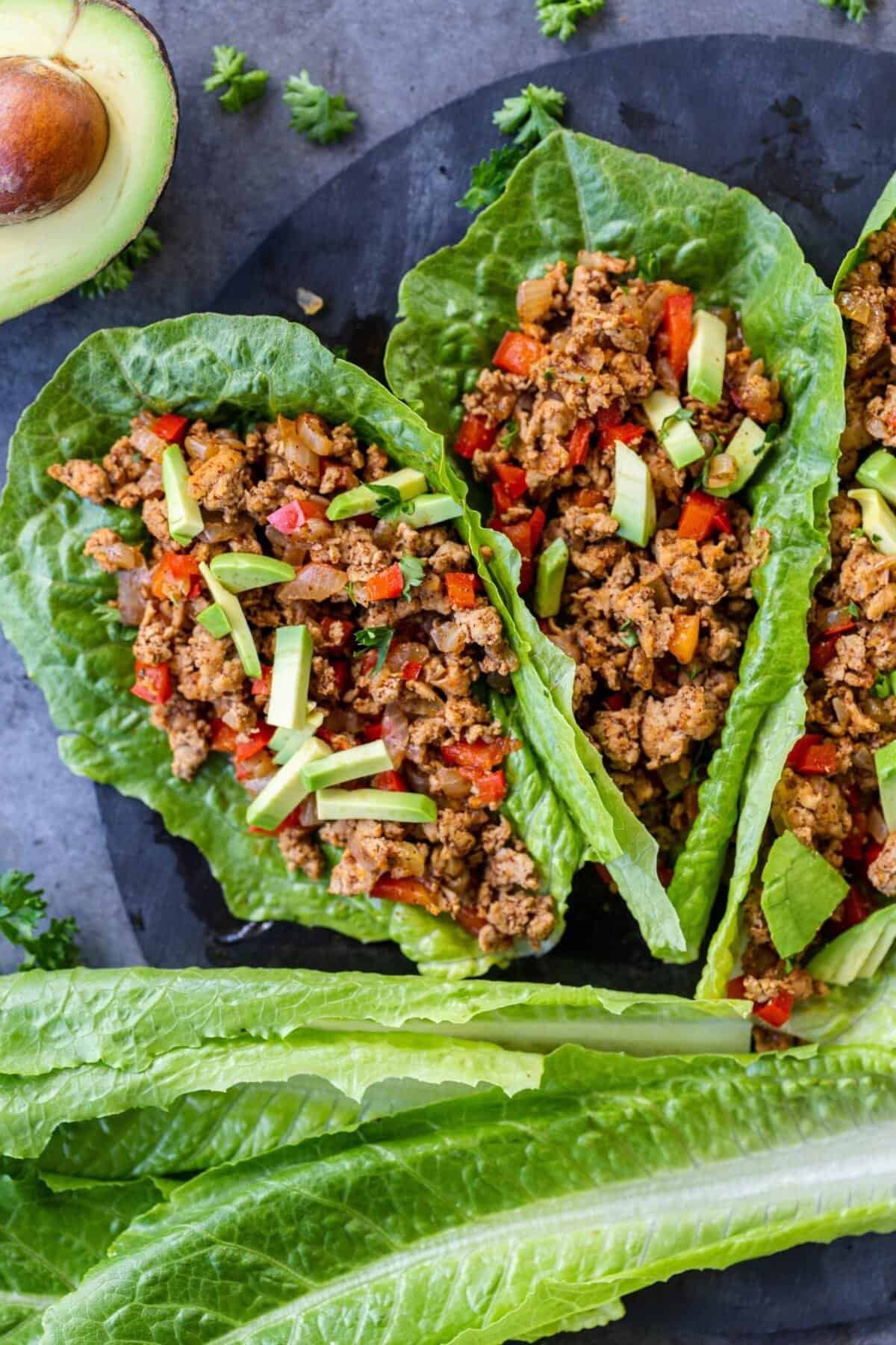 Healthy Turkey Lettuce Wraps Quick Easy Momsdish