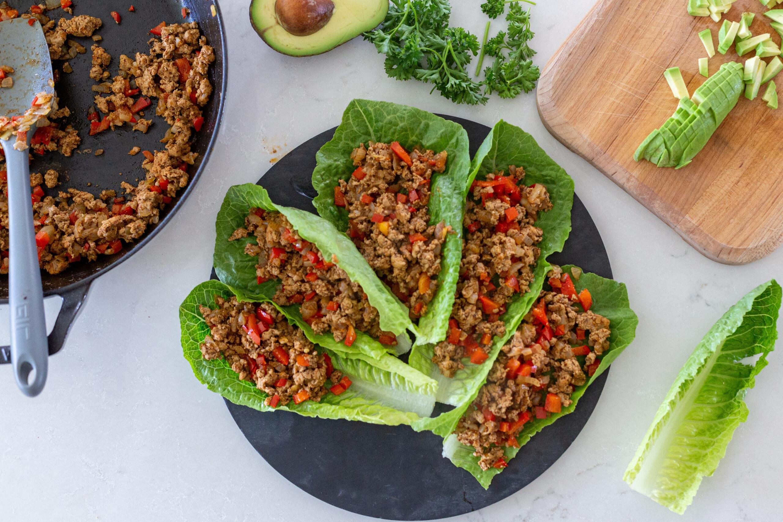 Healthy Turkey Lettuce Wraps (Quick & Easy) Momsdish