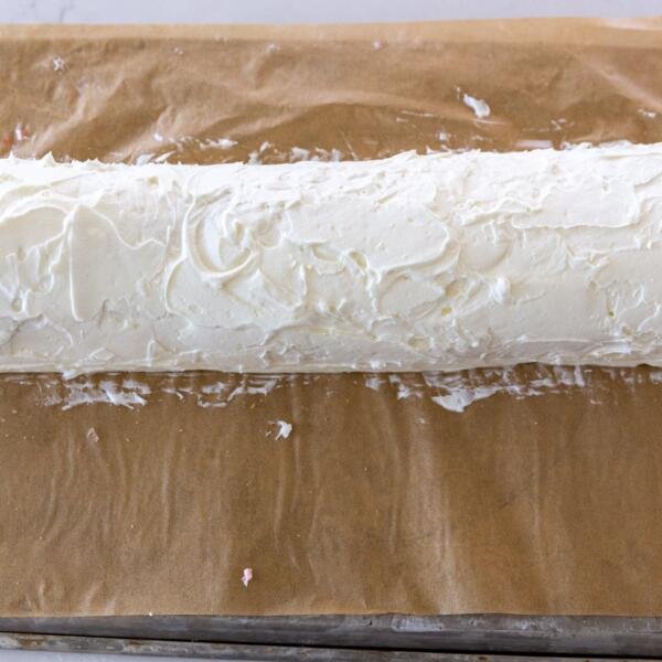 cream over sponge cake