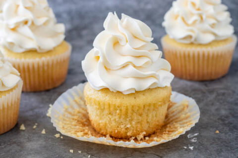 Cupcake with lining removed