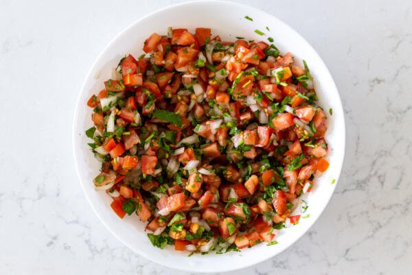 The Classic Pico de Gallo in a bowl