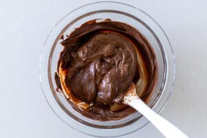 chocolate and nutella in a bowl