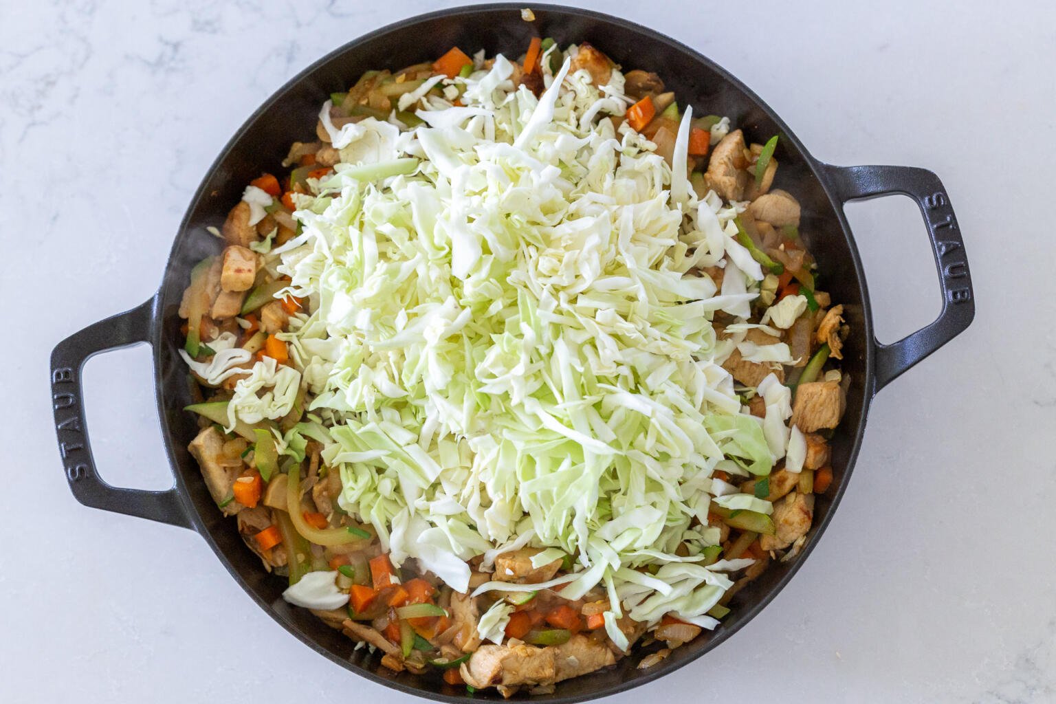 Braised Cabbage and Veggies Momsdish