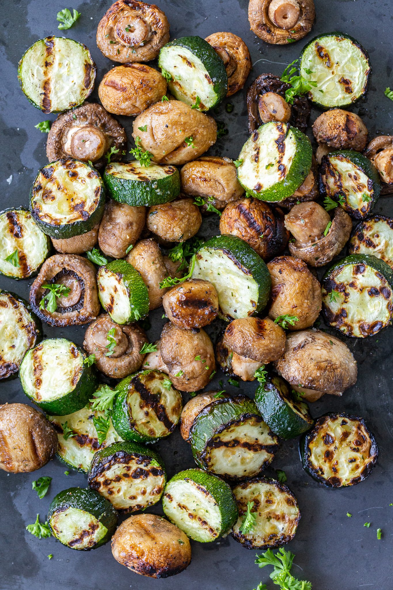 Grilled Zucchini and Mushrooms Recipe Momsdish