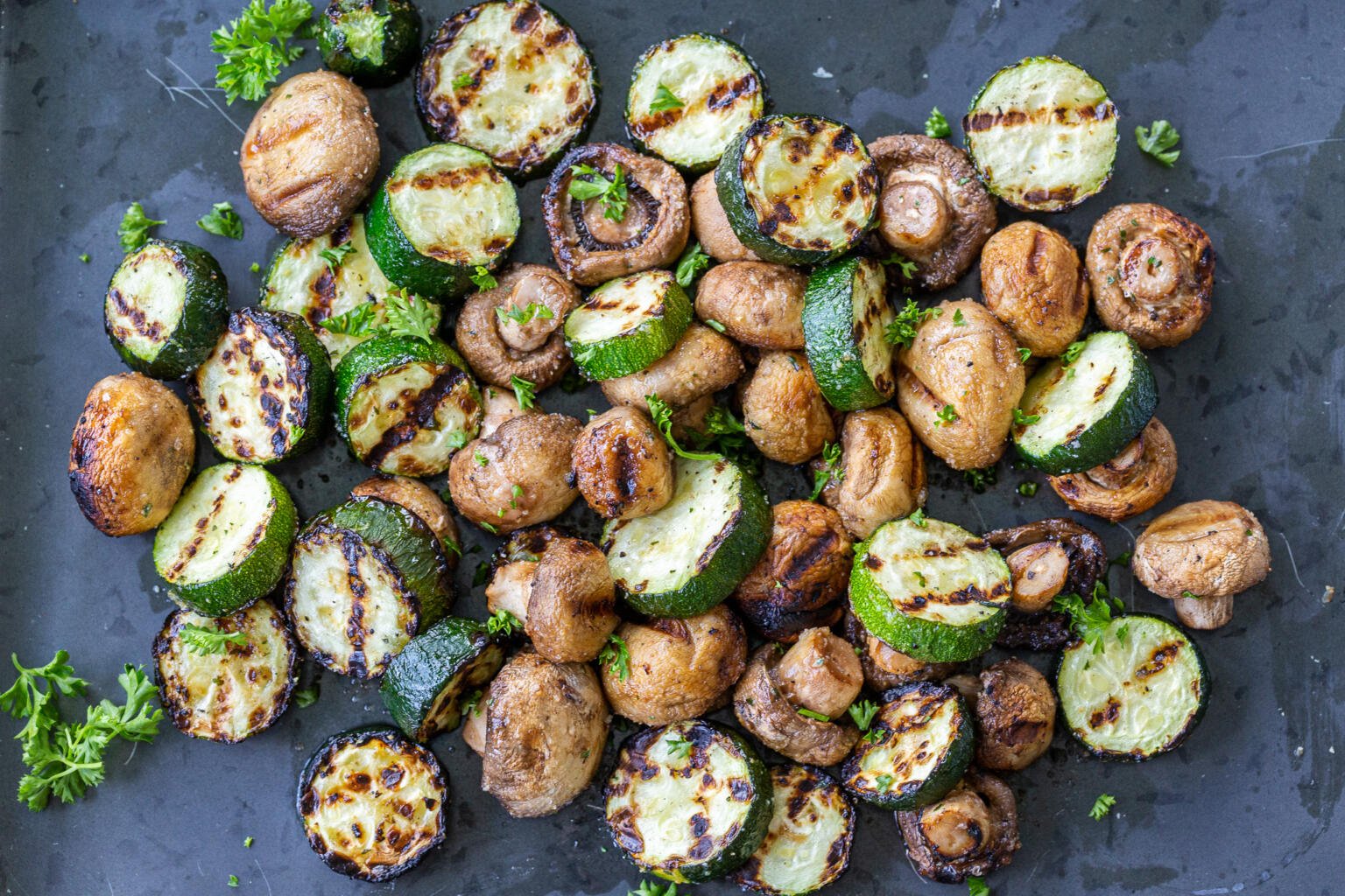 Grilled Zucchini and Mushrooms Recipe Momsdish