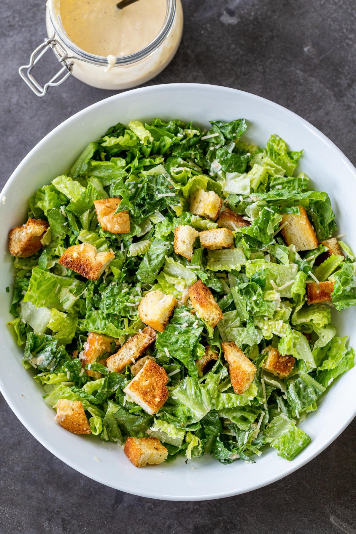 Homemade Creamy Caesar Salad Dressing - Momsdish