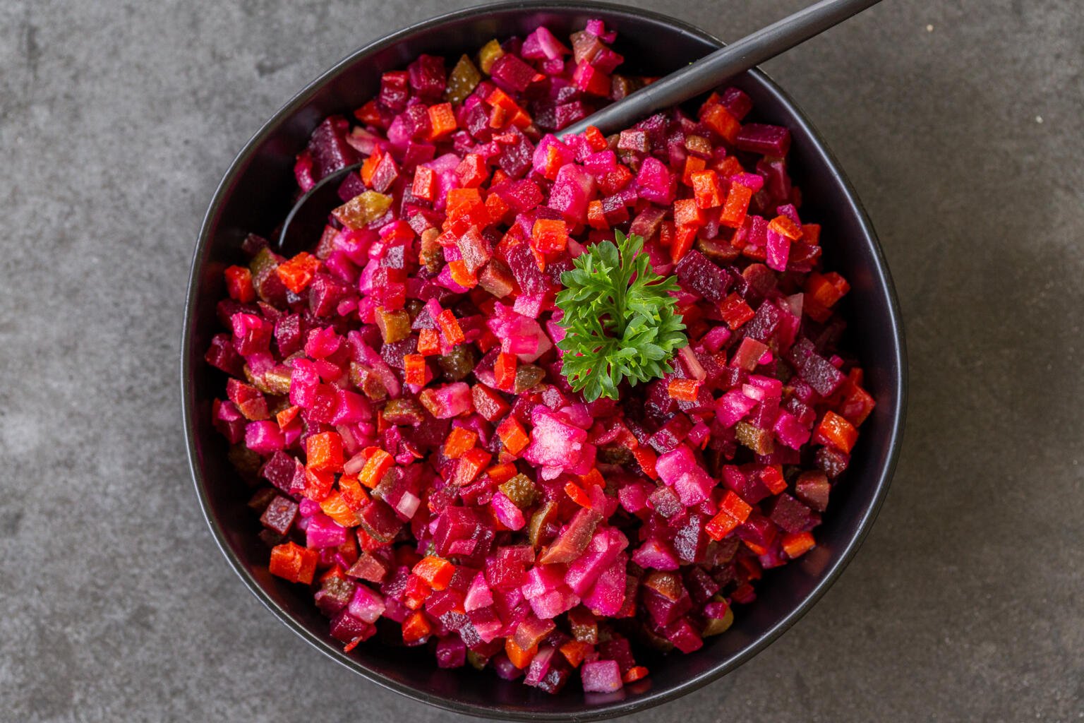 Russian Vinaigrette Salad (Beet Salad) - Momsdish