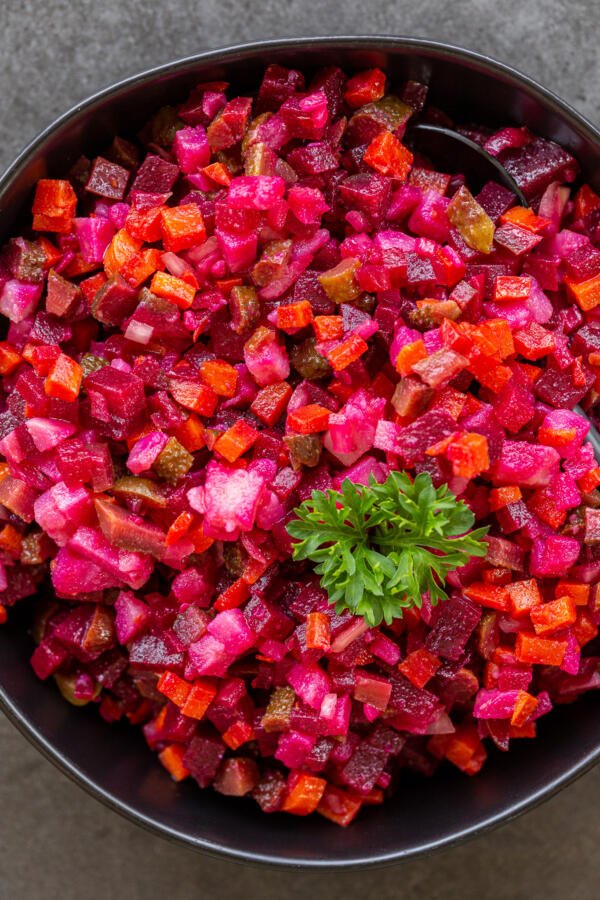 Vinaigrette Salad in a bowl 