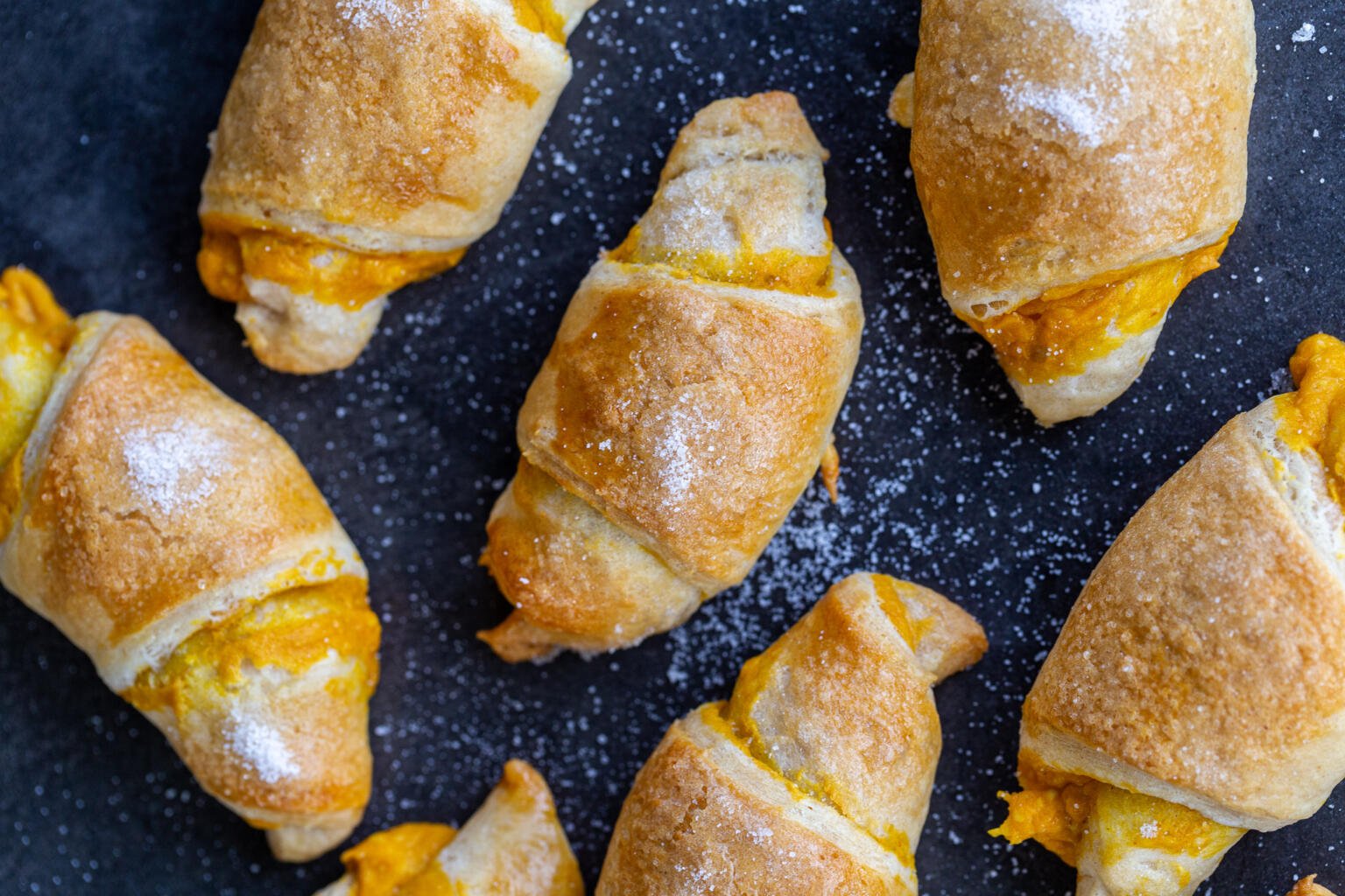 Pumpkin Croissants (4 Ingredients) Momsdish