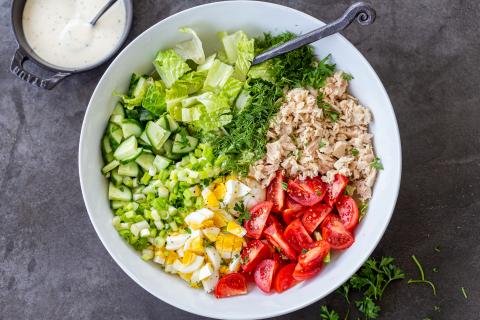Cobb Salad with Tuna