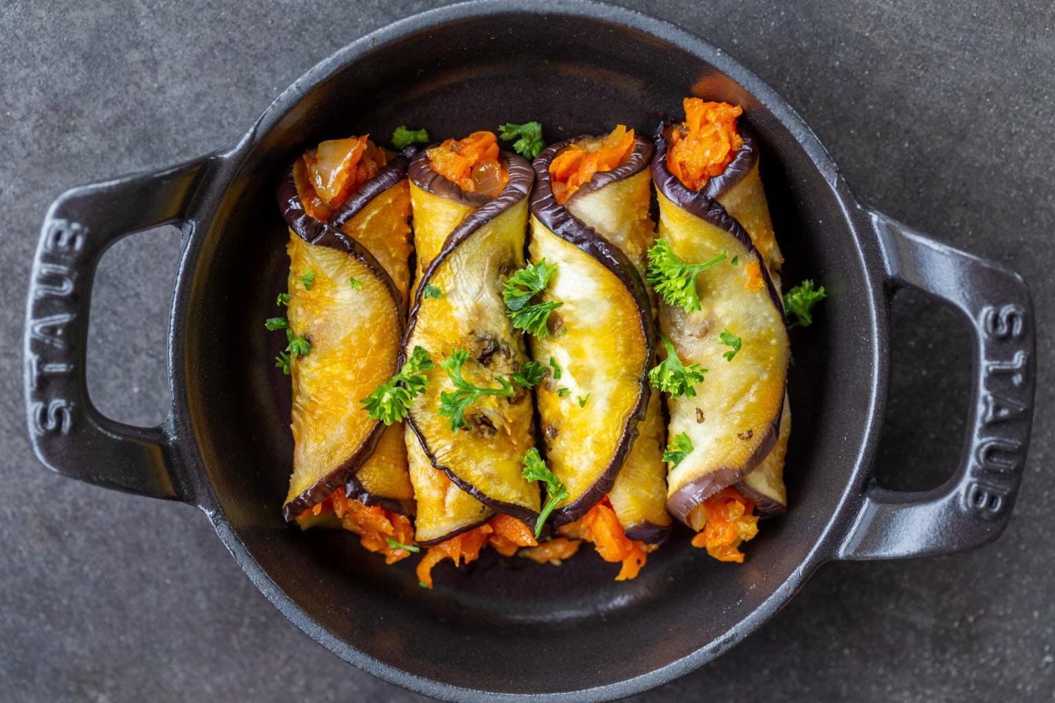 Eggplant RollUp Appetizer (Slavic Version) Momsdish