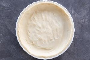 crust in a tart pan