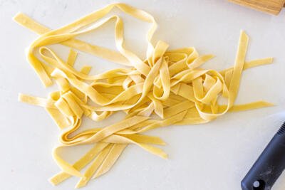 sliced pasta