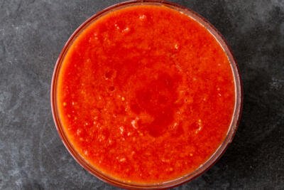 blended tomatoes