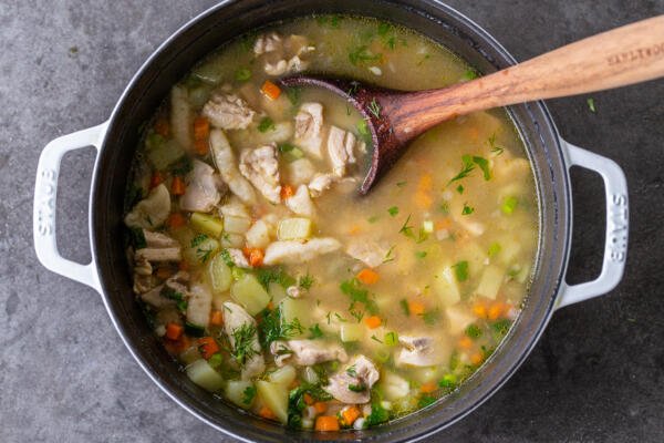 Mom's Chicken Dumpling Soup - Momsdish