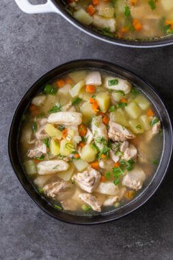 Mom's Chicken Dumpling Soup - Momsdish