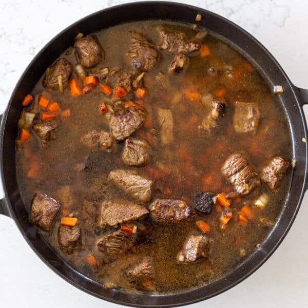 Water added to meats and veggies