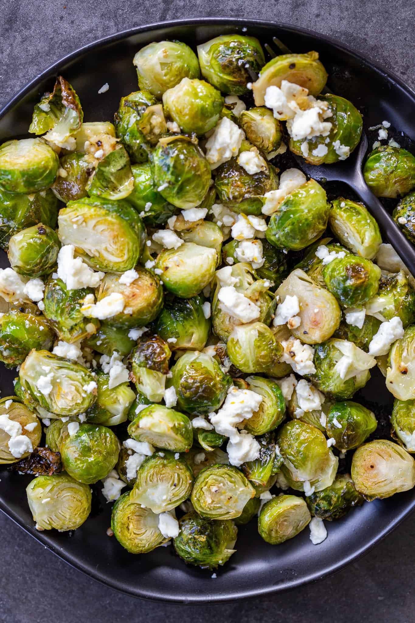 Oven Roasted Brussels Sprouts With Garlic Momsdish
