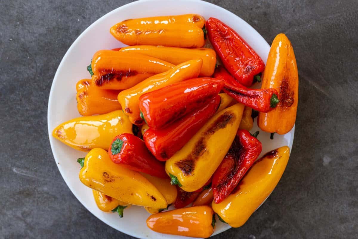 Quick Pickled Sweet Mini Bell Peppers Momsdish