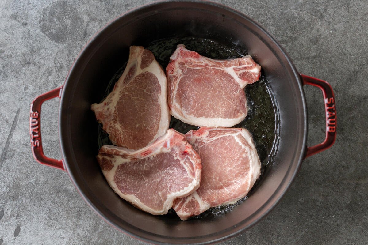 Split Pea and Lentil Soup with Pork Chops Momsdish