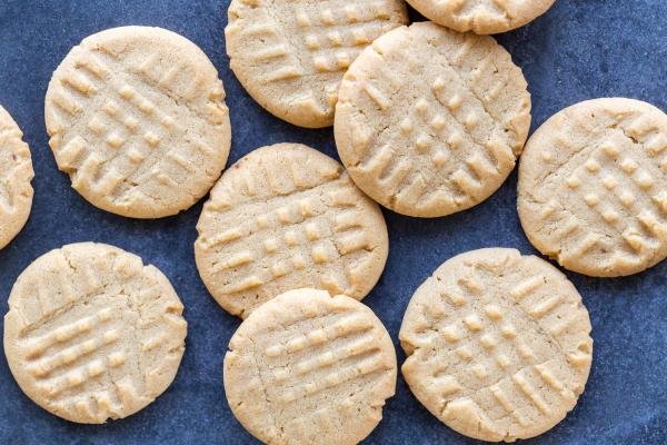 Peanut Butter cookies on a tray