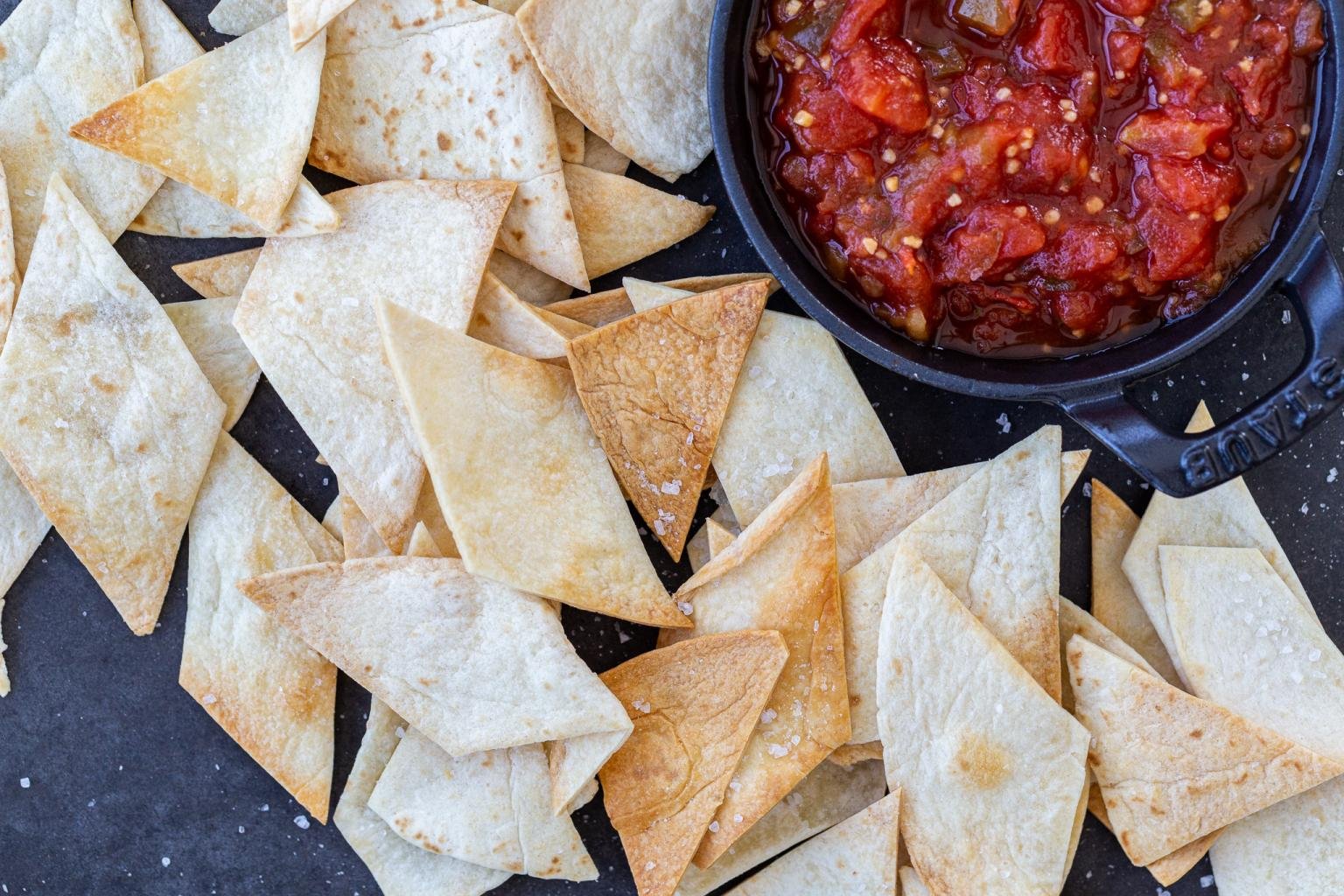 How to Make Baked Tortilla Chips Momsdish