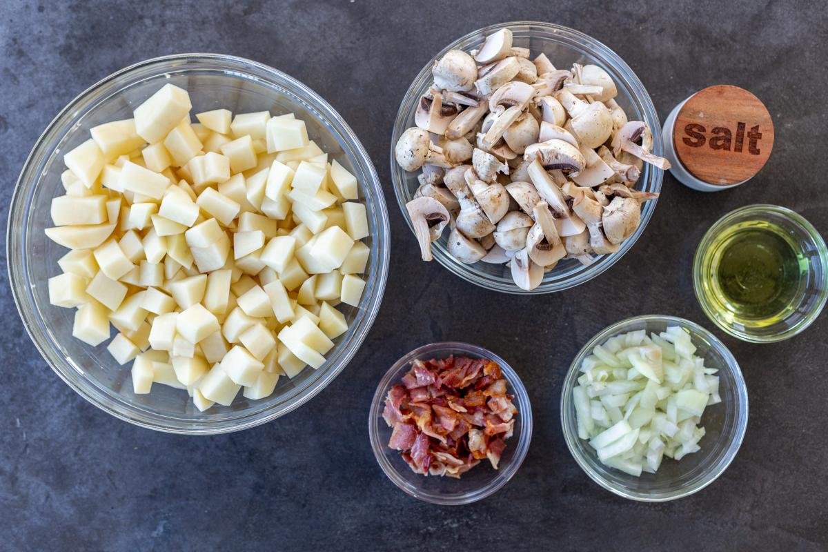 Potato Mushroom Breakfast - Momsdish