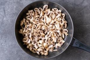 Mushrooms in a pan