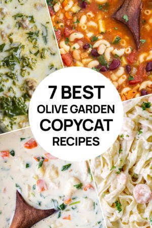 A picture of 4 olive garden copycat recipes