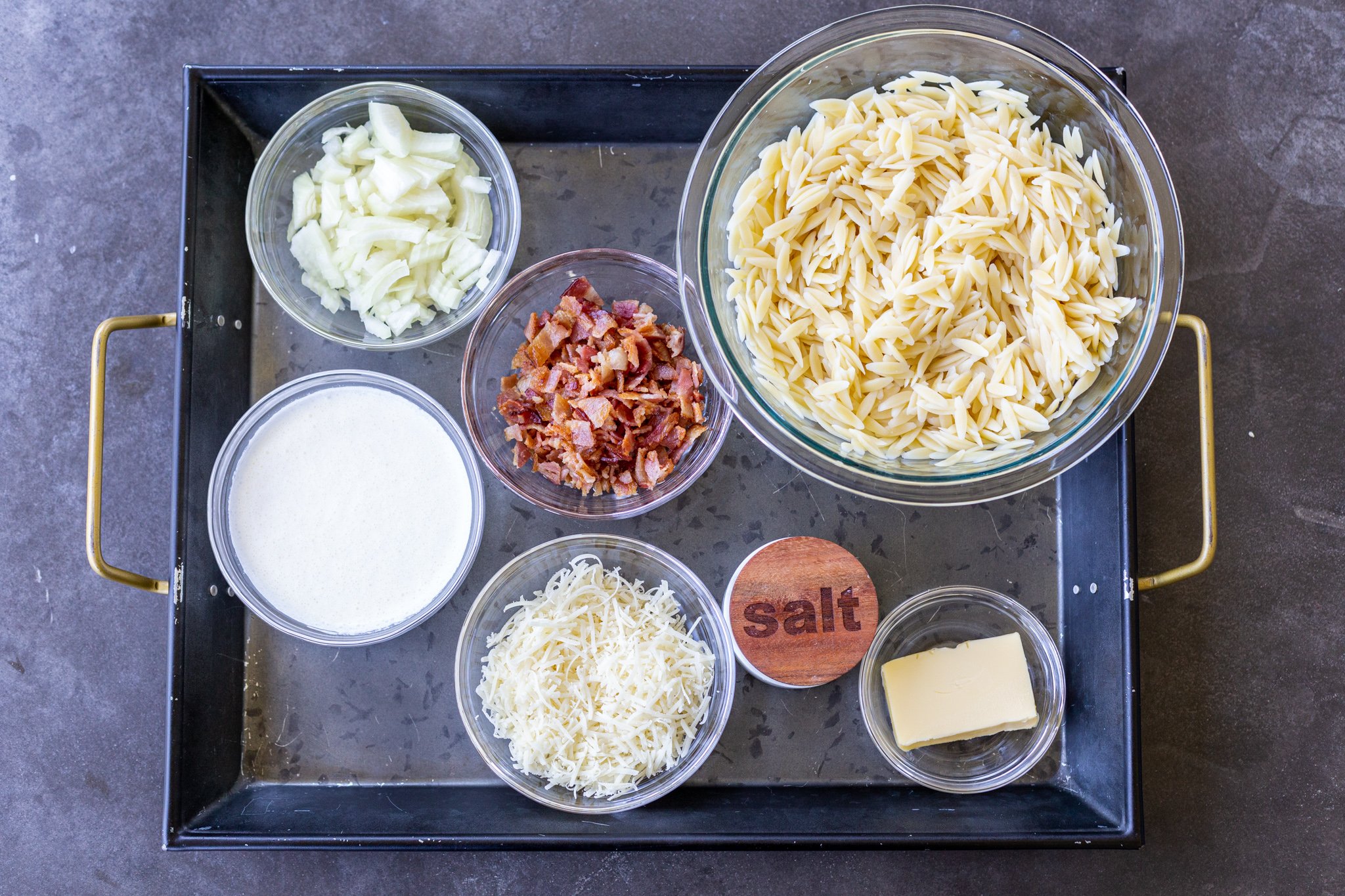 Creamy Orzo Bacon Pasta Recipe Momsdish