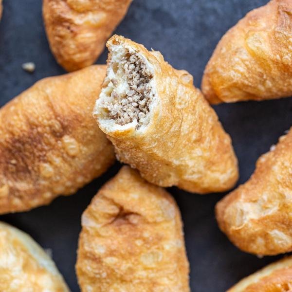 Piroshky filled with meat