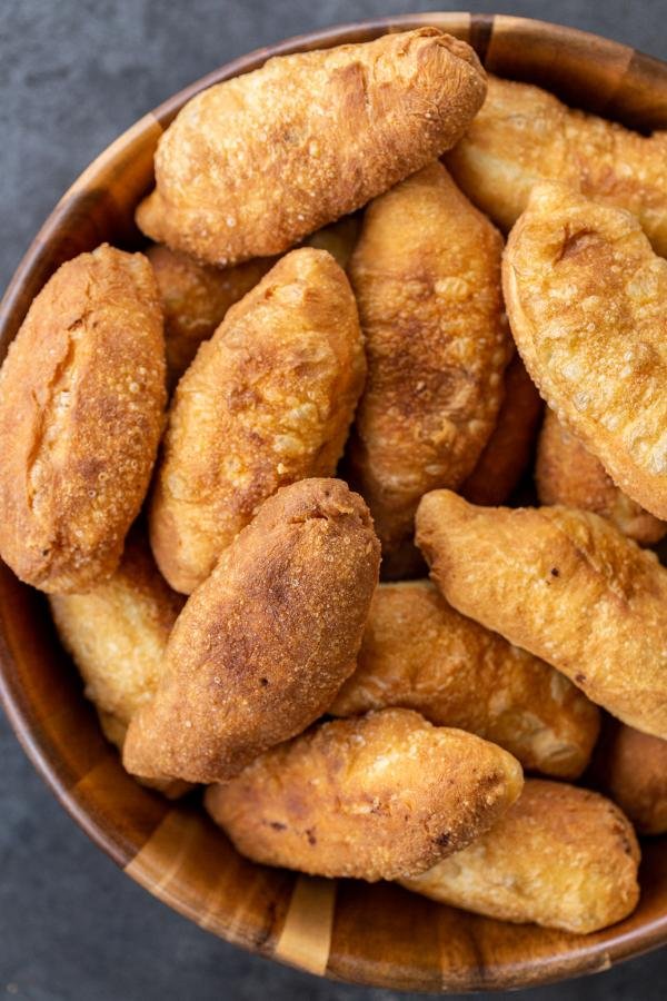 Meat Piroshky in a bowl