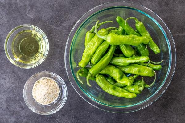 Ingredients for Shishito Peppers