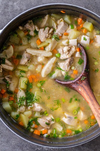 Mom's Chicken Dumpling Soup - Momsdish