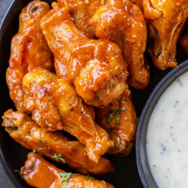 Air Fryer Buffalo Chicken Wings Story Poster Image