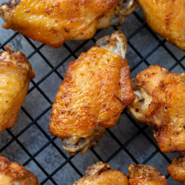 Crispy Air Fryer Chicken Wings Story Poster Image