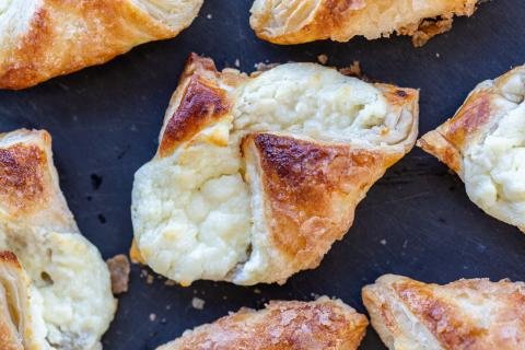 Puff Pastry Cheese Turnover