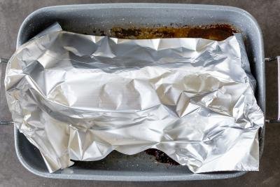 Foil wrapped Roast Beef Tenderloin