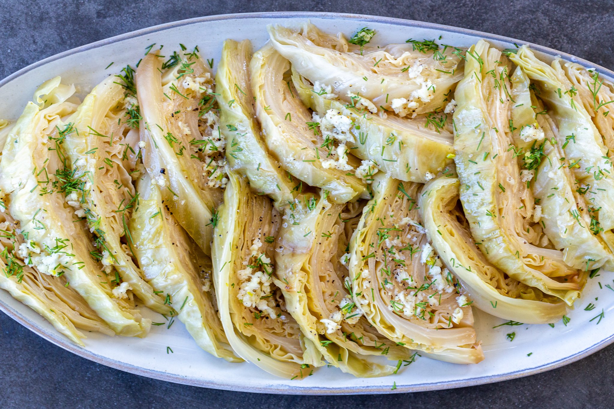 Roasted Cabbage Wedge Salad-image