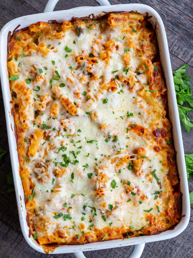 The BEST Baked Ziti Recipe Story Momsdish